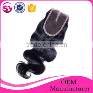 Brazilian Remy Hair Extension Top Lace Closure Virgin Brazilian Hair Lace Closure thumbnail-4