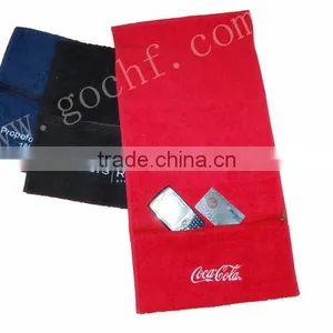 100 Cotton Zipper Pouch Gym Towels thumbnail-2