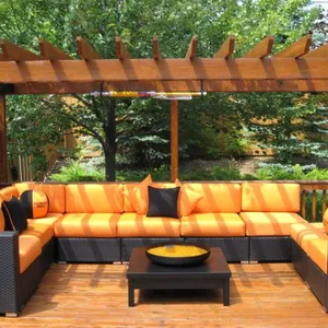 Wicker Rattan Outdoor Garden Furniture Comfortable Hotel Decorative thumbnail-1