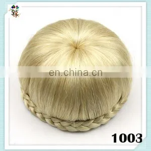 Blonde Dome Scrunchy Bun Clip Synthetic Hair Pieces HPC-0159 thumbnail-1