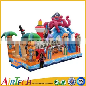 Top Selling Inflatable Cartoon City for Kids, PVC Tarpaulin Inflatabe Fun City thumbnail-1