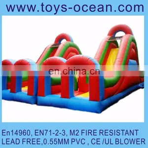 Inflatable Giant Course Game /air Jumping Playground /inflatable for Rental thumbnail-1