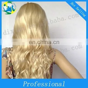Fashion Trends in Europe and the Exotic Style Gold Curly Wig Products thumbnail-2