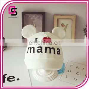 Hot Selling Cute Desgin I Love MAMA Cotton Baby Cap thumbnail-1