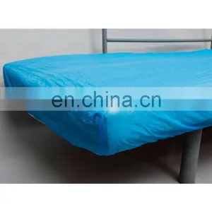 Disposable Waterproof Strecth CPE Bedcover With Elastic Band for Hospital thumbnail-2