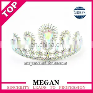 Wedding Jewellery Crystal Tiara Rhinestone Crown Fashion Bridal Wedding Crown thumbnail-1