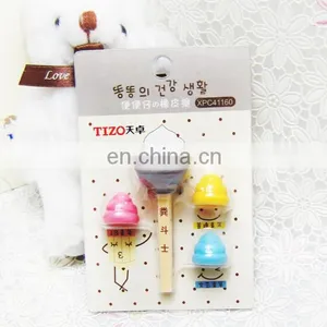 Funny Earser Set TPR Eraser Toilet Plunger Shape Eraser thumbnail-1