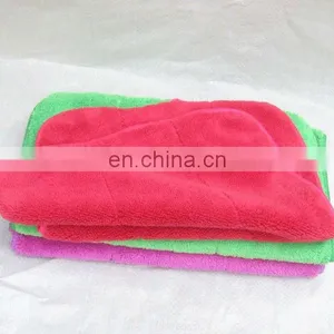 Coral Fleece Towel Solid Dyed Soft Handle 200gsm 300gsm 400gsm High Quality From China Supplier thumbnail-3
