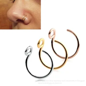 New Hot Money Puncture Stainless Steel Insert Drill Nail, Foreign Trade Jewelry Earrings, Titanium Steel Nose Ring Manufacturer Wholesale thumbnail-1