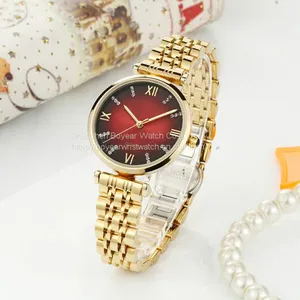 2019 Japan Quartz Analog Timepieces Stainless Steel Luxury Women Lady Watches Jewelry Wrist Watch thumbnail-3