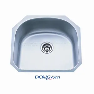 2321 D Shape Single Bowl Undermount Stainless Steel Kitchen Sink (861) thumbnail-1
