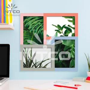 Collage Picture Frames 4 Openings - Custom Collage Picture Frames - Wall Hanging Collage Picture Frames thumbnail-1