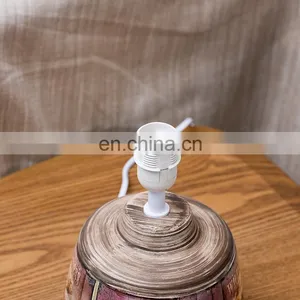 Novel America Restaurant Table Decoration Small Moose Pattern Brown Antique Table Lamp Modern With Custom Logo thumbnail-3