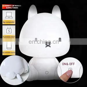 Animal Led Table Lamp White Night Light Reading Lamp for Kids thumbnail-4