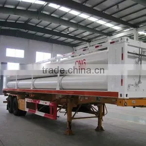 10 Tubes Skid CNG Tube Trailer thumbnail-1