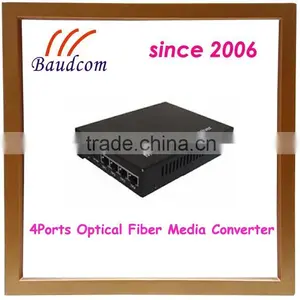 4Ports Optical Fiber Media Converter thumbnail-1