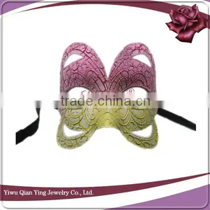 Cheap Butterfly Shaped Plastic Masquerade Party Face Mask for Birthday Party thumbnail-2