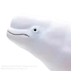 Factory Direct Sale Soft PVC Ocean Animal Figure Gift Toy Delphinapterus Leucas thumbnail-3