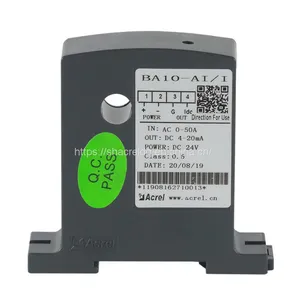 Acrel AC Current Transformer Input:AC 0~50A Output:DC 0-5V/4~20mA Diameter:10mm CT Class 0.5 Current Transducer BA10-AI/I thumbnail-2