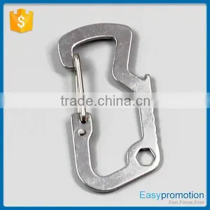 Stainless Steel Custom Climbing Hot Selling Carabiner Hook Wholesale Bottle Opener thumbnail-2