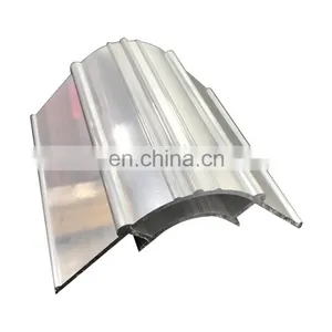 Long Folded Fin Heat Sink Plates Aluminum Extruded Stock Size Extruded Aluminum Blade thumbnail-1