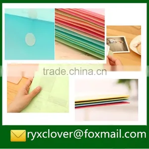 a4 Size Waterproof Plastic Magic Tape Document Bag thumbnail-4