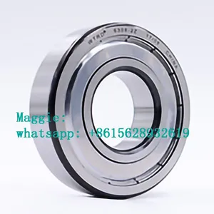 30x62x16 mm Deep Groove Ball Bearing 6206 LLU C3/5K Single Row Bearing 6206-LLU-C3-5K-NTN thumbnail-1
