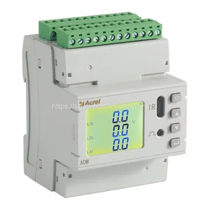 ADW210 RS485 Modbus-RTU Mearsure Up to 4 Circuit 3 Phase Iot Energy Smart Electric Power Meter thumbnail-2