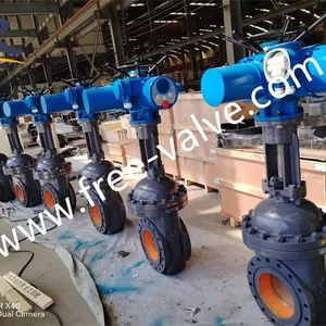 Electric Operated High Pressure Ceramic Lined Knife Gate Valve thumbnail-2