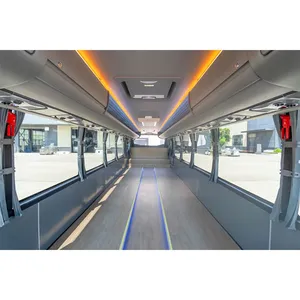 12m 57+1 Seats Pure Electric Luxury Coach Bus 50 Seats Passenger Tour New Coach Bus Customized Automatic Manual Rhd LHD Without Bathroom thumbnail-5
