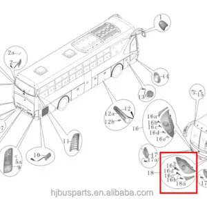 Universal Parts 2405-R1 Emergency Led Light Bulb for China Bus thumbnail-4