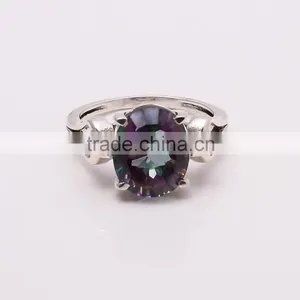 MYSTIC Ring,925 Sterling Silver Jewelry Wholesale,WHOLESALE SILVER JEWELRY,SILVER EXORTER,SILVER JEWELRY FROM INDIA thumbnail-1