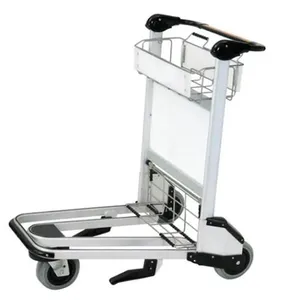 Hand Brake Hotel Trolley, Station Baggage Cart, Airport Trolley thumbnail-1