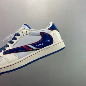 Nike Air Jordan 1 Low Customized AJ Collaboration Low-top Retro Sneakers, Comfortable Running Shoes for Men and Women thumbnail-4