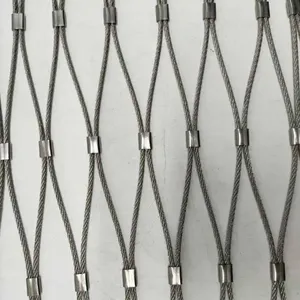 High-Quality Stainless Steel Rope Mesh for Impact Protection in Construction Sites thumbnail-3
