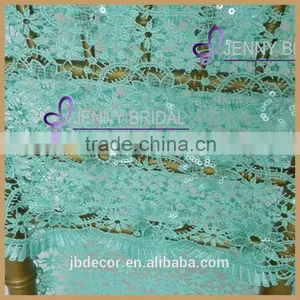 C305A Wholesale Cheap Chair Covers Sequin Wedding Folding Chair Covers thumbnail-2