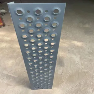Perforated Mesh Walkway Stair Treads Work Platforms Stainless Steel Wire Punching Metal Plank Grating Sheets Custom Cutting thumbnail-4
