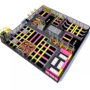 Outdoor Internet-famous Amusement Equipment Project - Large Trampoline, Internet-famous Project, Production of Indoor Non-standard Amusement Equipment thumbnail-4