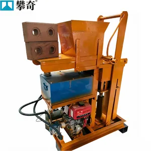 Automatic Diesel Hydraulic Clay Brick Making Machine - High Efficiency Interlocking Soil Block Maker thumbnail-1