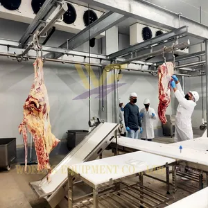 Whole Cow Slaughtering Line CE Certification Cattle Abattoir Machinery Beef Butcher Equipment Meat Processing Factory thumbnail-5