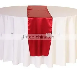 Red Wedding Satin Table Runner thumbnail-1
