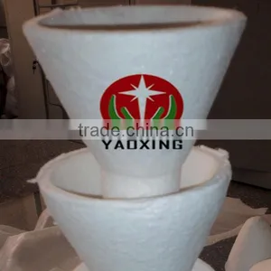 Aluminium Water Plug Head Ceramic Fiber Shape Vacuum Formed Ceramic Shapes Ceramic Fiber Gasket thumbnail-3