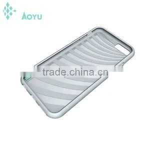 Hard PC Plastic Bumper Flexible Clear TPU Shell Mobile Phone Case for IPhone 6 thumbnail-3