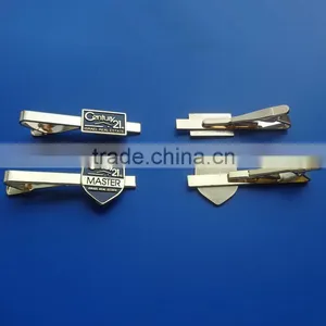 Isreal Real Estate Century 21 Corporate Gifts Metal Gold Necktie Pins Bars Clip Rectangle Shield thumbnail-1