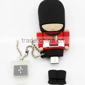 Shenzhen Factory SupplyingOEM British Royal Guards OTG USB Flash Drive for Computer and Mobile Phones 16GB thumbnail-3