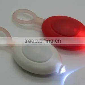 Mini Key Ring LED Flash Light Red Green Lamp thumbnail-2