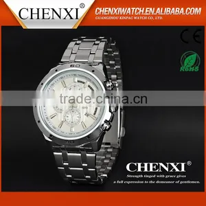 Calendar C027D Three Dial China Watch Manufacturer CHENXI Men Watch Factory Men Watch Wholesale Stainless Steel Watches Man thumbnail-2