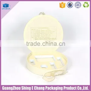 Elegant Cardboard Cosmetic Box With Silk Ribbon, Present Cosmetic Box thumbnail-3