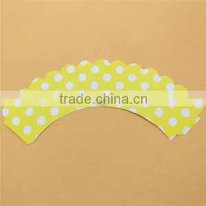 Lovely Polka Dot Baking Cup Cupcake Wrappers&toppers Picks Decoration Kids Birthday Party Favors Supplies-CW005 thumbnail-4