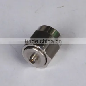 Type SMA Male Jack to IPEX Male Jack Straight RF Connector Adapter Brass thumbnail-2